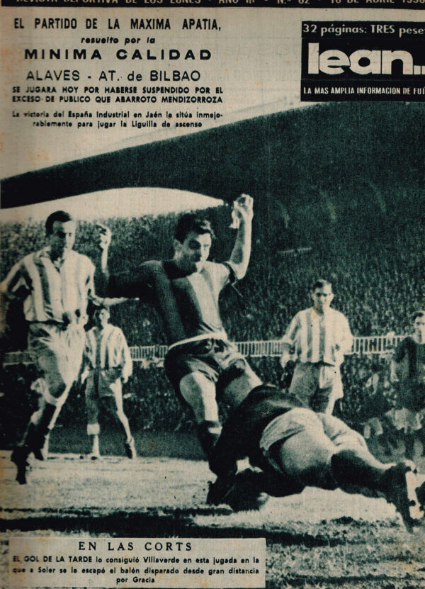 Lean... Revista Deportiva de los lunes . Año III - Nº 62 16-04-1956