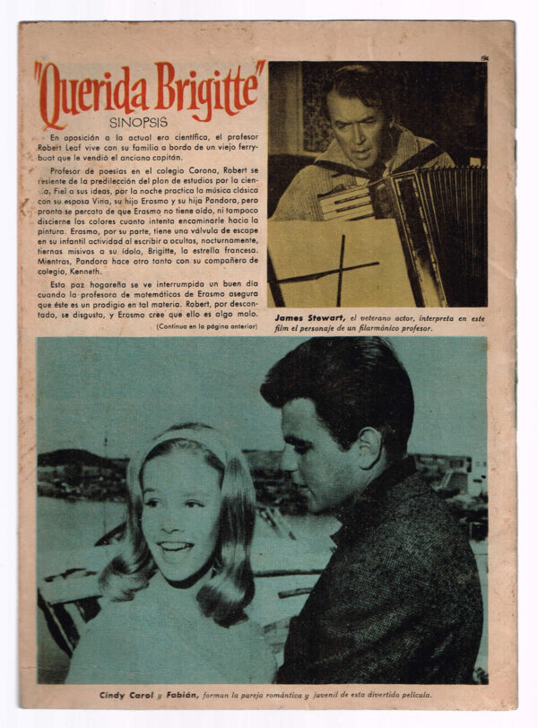 Romántica revista juvenil Femenina Nº 194  Ibero Mundial de Ediciones  1961 - Imatge 2