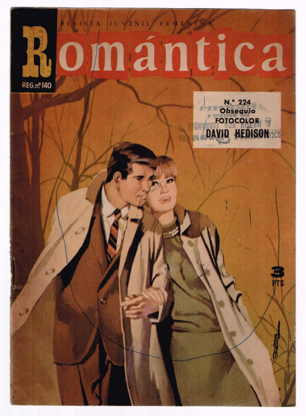 Romántica revista juvenil Femenina Nº 224  Ibero Mundial de Ediciones  1961