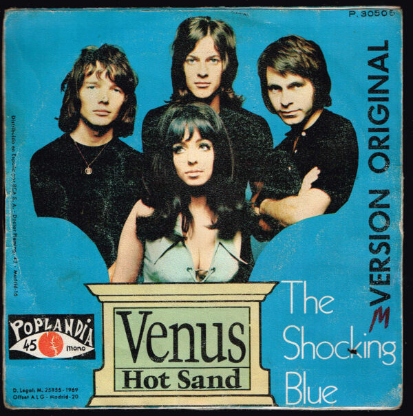 The Shocking Blue. Venus P. 30505 Poplandia 1969   Disco - Imatge 2