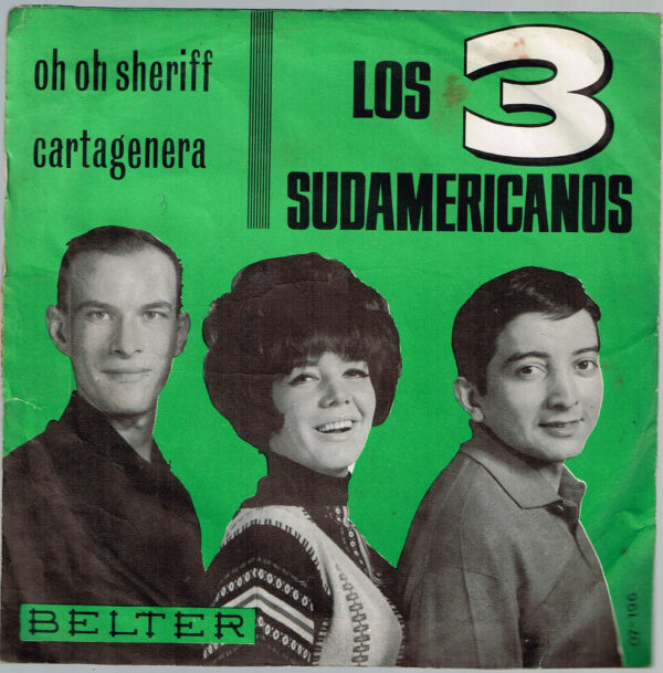 Los 3 Sudamericanos. Cartagenera 07-196 Belter 1965  Disco - Imatge 2