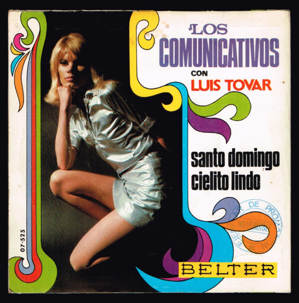 Comunicativos, Los  con Luis Tovar. Santo Domingo  07-525  Belter 1969 disco - Imatge 2