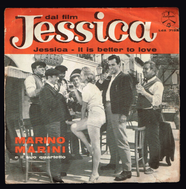 Marino Marini e il suo quartetto. Jessica   LDA 7152  Durium  disco