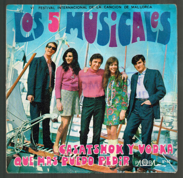 Los 5 Musicales. Casatshok y Vodka. S-12 Palobal 1969  disco