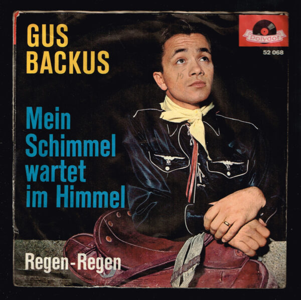 Gus Backus. Mein Schimmel wartet im Himmel.  52 068  Polydor  Disco - Imatge 2